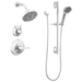 Delta Faucet DDSSGALEON1401PR Lumicoat Chrome Shower Tower Custom Shower System